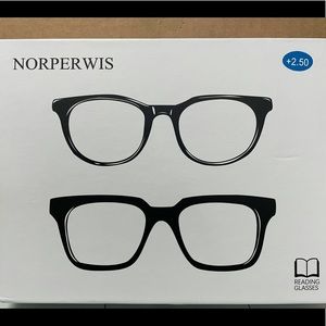 Norperwis Reading Glasses +2.50 Unisex New